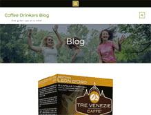 Tablet Screenshot of coffeedrinkersblog.com